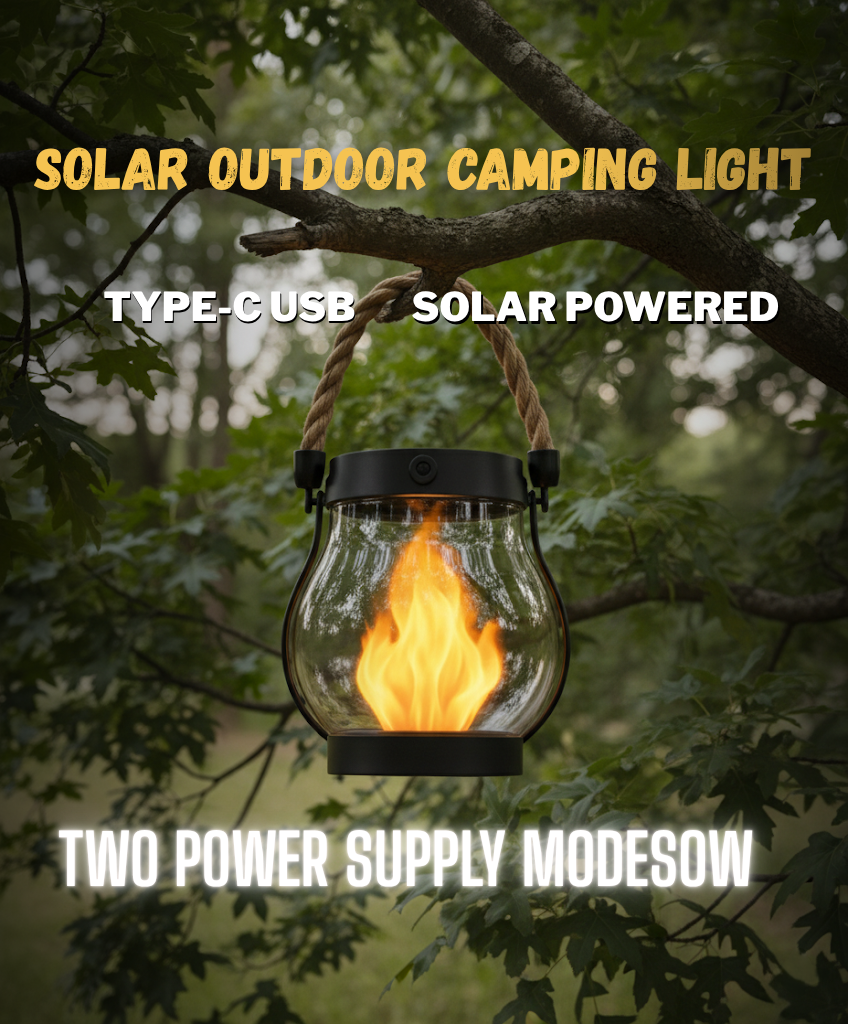 Solar Flame Lamp