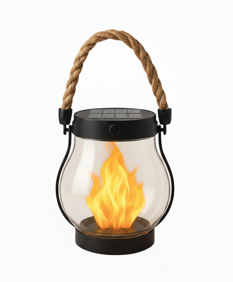 Solar Flame Lamp