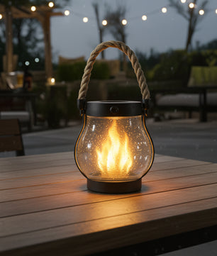 Solar Flame Lamp